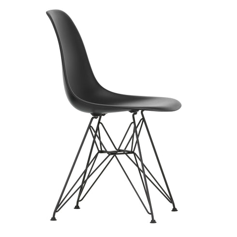 Cadeira Eames DSR em Plástico / Base Preta